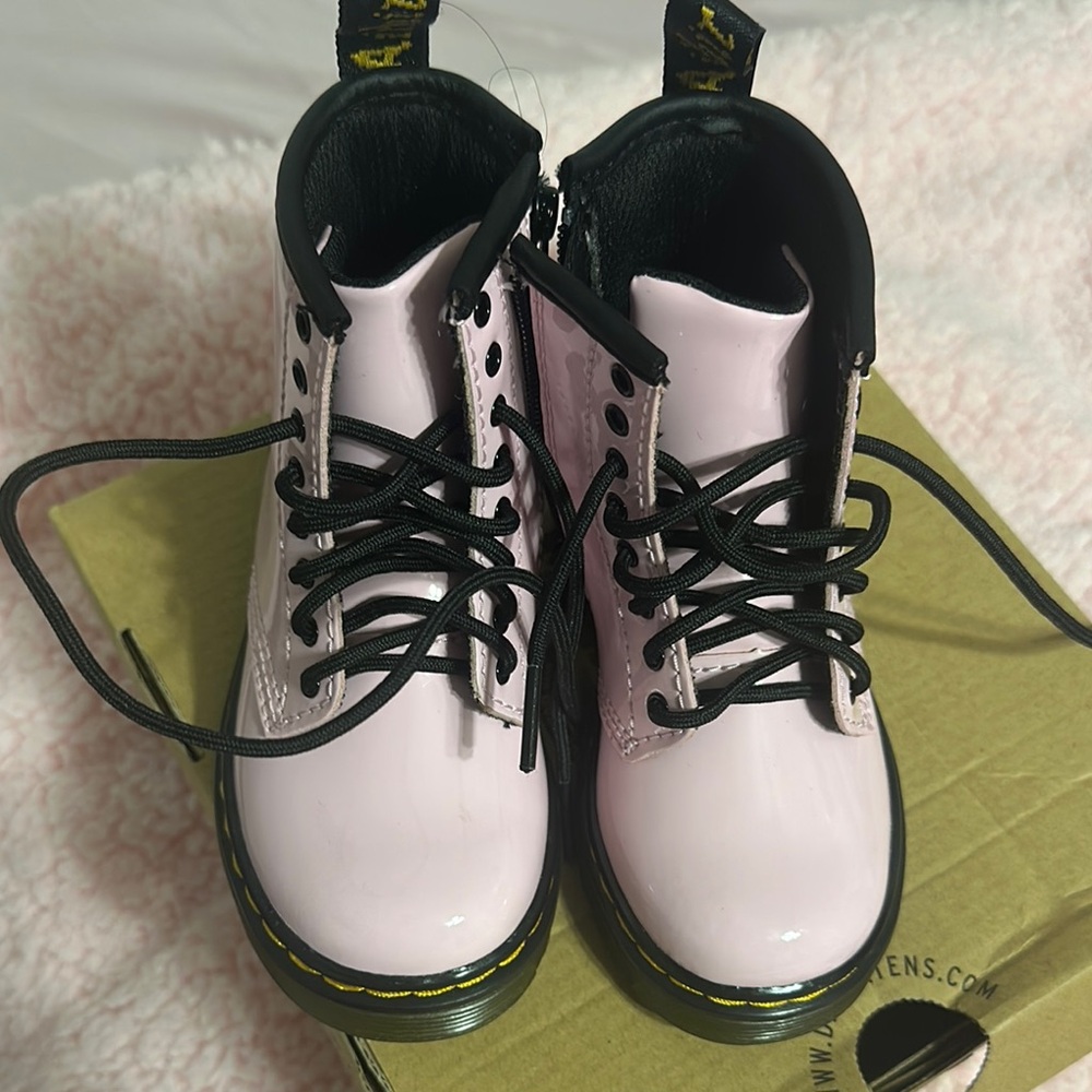 Dr. Martens Kids Pink Boots
